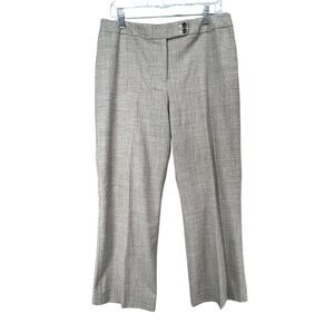 Pendleton Trouser Pants Womens 12 Brown Wool Herringbone Savvy Stretch Classic‎